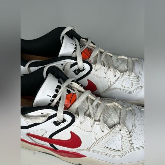 NIKE AIR FORCE III 3 Low 313640 100 MEN'S SIZE 11 RED WHIT SNEAKERS - Picture 5 of 7